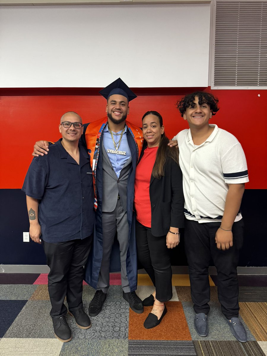 One of the greatest gifts I could ever receive for Mother’s Day — my baby is a Syracuse Class of 2025 student-athlete graduate! From slacker to scholar, from the grind to the glory… you did that. So proud.#SyraCruzForever #ItsBeenRealFunSyracuse #OnToTheNext 🇵🇷