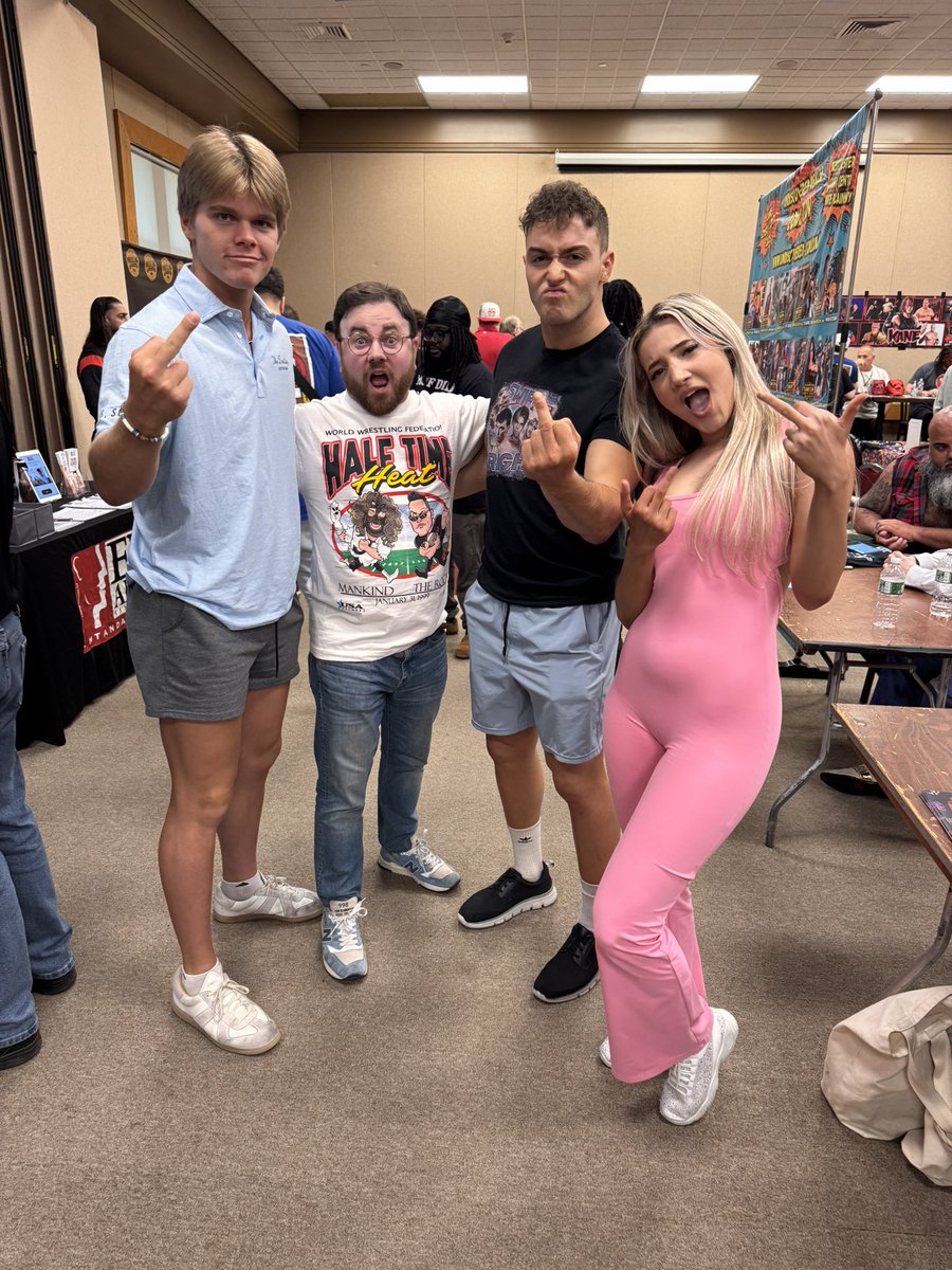 Zach Linder (@zachlinder) on Twitter photo Yesterday I gathered <a href="/WWEID/">WWE ID</a> talents <a href="/bradbay1or/">Brad Baylor</a>, <a href="/smokeshow_ricky/">Ricky Smokes</a>, and <a href="/ZaydaSteel/">Zayda Steel</a> for a very important message to that no-good <a href="/Rosenbergradio/">Peter Rosenberg</a>.
Watch these kind and polite individuals on <a href="/WWEEvolve/">WWE Evolve</a>, Wednesday nights on <a href="/Tubi/">Tubi</a>. Yesterday I gathered <a href="/WWEID/">WWE ID</a> talents <a href="/bradbay1or/">Brad Baylor</a>, <a href="/smokeshow_ricky/">Ricky Smokes</a>, and <a href="/ZaydaSteel/">Zayda Steel</a> for a very important message to that no-good <a href="/Rosenbergradio/">Peter Rosenberg</a>.
Watch these kind and polite individuals on <a href="/WWEEvolve/">WWE Evolve</a>, Wednesday nights on <a href="/Tubi/">Tubi</a>.