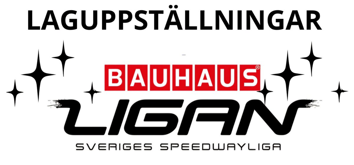 Laguppställningar till omgång 2 av Bauhausligan finns nu på speedwaynews.se