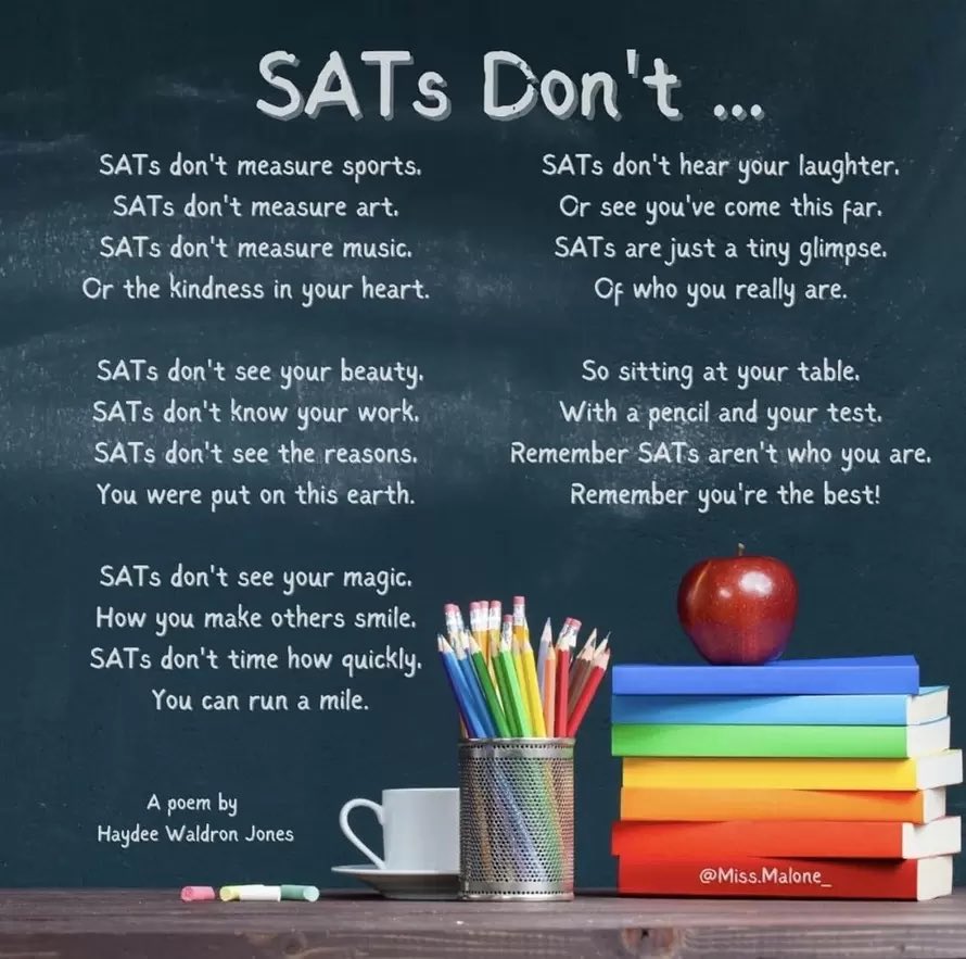 Good Luck to our Year 6 children who will sit their SATs test this week 🍀