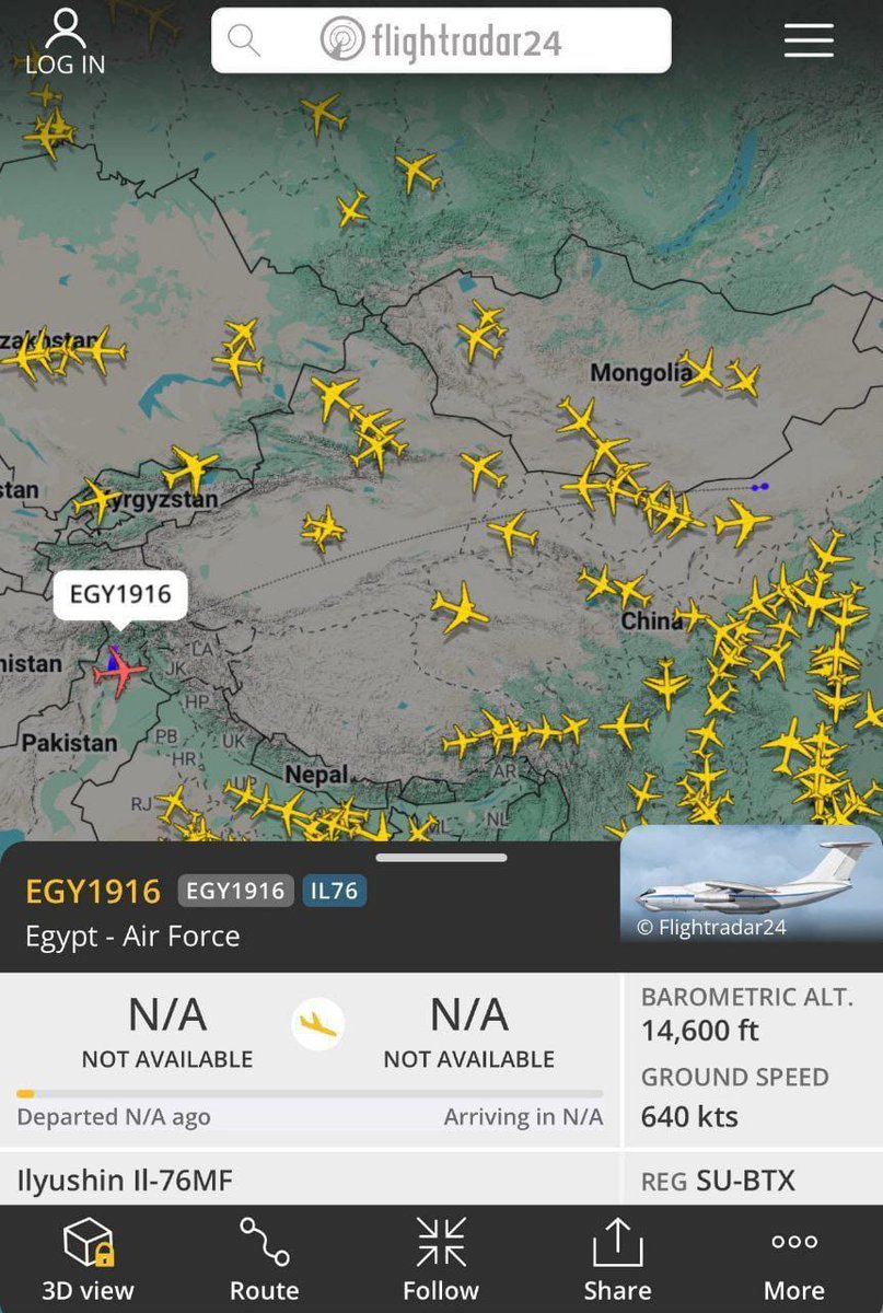 iRavi4BJP's tweet photo. Analysis: Did Bharat Accidentally Strike a Pakistani Nuclear Site?
A Chain of Events Suggests a Nuclear Emergency

1. U.S. Aircraft Activity Raises Eyebrows
Recently, a US B-350 AMS aircraft-typically deployed for nuclear emergency response missions was observed flying over Pakistani airspace. This aircraft is known for its role in monitoring and responding to radiological or nuclear events. The presence of such a plane in Pakistan is significant and cannot be overlooked.

2. Timing Coincides with Alleged Indian Air Strikes
The aircraft's appearance follows alleged Indian Air Force strikes on the Kirana Hills, an area in Pakistan long suspected of housing nuclear infrastructure. While not officially confirmed, many strategic and defence experts estimate that this location may have been the target of a deep-strike mission due to its sensitivity.

3. Presence of the Egyptian Air Force Raises Further Questions
In addition to the US aircraft, an Egyptian Air Force plane was also noted to have landed in Pakistan around the same timeframe. Egypt is known to possess aircraft and resources capable of responding to nuclear emergencies, indicating that international involvement in managing a sensitive incident might be underway.

4. Supporting Clues Indicate a Radiological Event Unrelated yet relevant facts emerge:

Boron, specifically the isotope Boron-10, is crucial for absorbing radiation during nuclear leaks.

The Nile Delta, largely in Egypt, is a known source of boron. This connection could hint at why Egypt might be participating in managing or advising on radiation containment efforts in Pakistan.

5. Other Events Strengthen the Possibility of a Nuclear Mishap

A sudden increase in radiation levels in certain regions of Pak has been quietly noted.

Minor seismic activity (earthquake) was also reported, which could be linked to an underground blast or infrastructure failure.

The sudden and unexplained ceasefire between India and Pak happened despite India holding the upper hand both militarily & diplomatically.

6. India's Strategic Dilemma: Why Agree to a Ceasefire?
India had d tactical and moral advantage, especially after facing repeated ceasefire violations and terrorism-backed incidents. Yet, India agreed to a sudden ceasefire with Pak — without any strong public response or retaliation.

Here’s a plausible analysis:

If India mistakenly struck a nuclear-sensitive site, it could have triggered a radiation leak.

An escalating military response could risk a nuclear explosion or further radiation spread.

Humanitarian consequences would be severe, leading to civilian deaths on a large scale. India would be held accountable under international law and could face global condemnation.

The US, having publicly declared neutrality in the India-Pak conflict just days prior, unexpectedly stepped in to mediate — something only a potential nuclear incident could justify.

US mediation may have been necessary not for diplomatic reasons, but to avert a broader nuclear crisis that could affect global stability.

7. Why the Secrecy?
Both India and Pak have reasons to suppress such sensitive information:

Pak would avoid admitting a breach of nuclear safety.

India would not want to acknowledge a strike that risked humanitarian catastrophe.

The US and other international players would work silently to contain d situation rather than spark panic.

Conclusion:
Connecting the dots — from nuclear emergency aircraft in Pak, radiation concerns, strategic international arrivals, and a sudden diplomatic ceasefire — it appears highly probable that a sensitive nuclear-related incident occurred, possibly due to an Indian strike. This incident, based on the estimates of many defense analysts, could have triggered a radiation leak, necessitating immediate de-escalation and international mediation. India’s acceptance of a ceasefire despite having d upper hand suggests that avoiding a potential nuclear disaster and its global consequences was d priority
