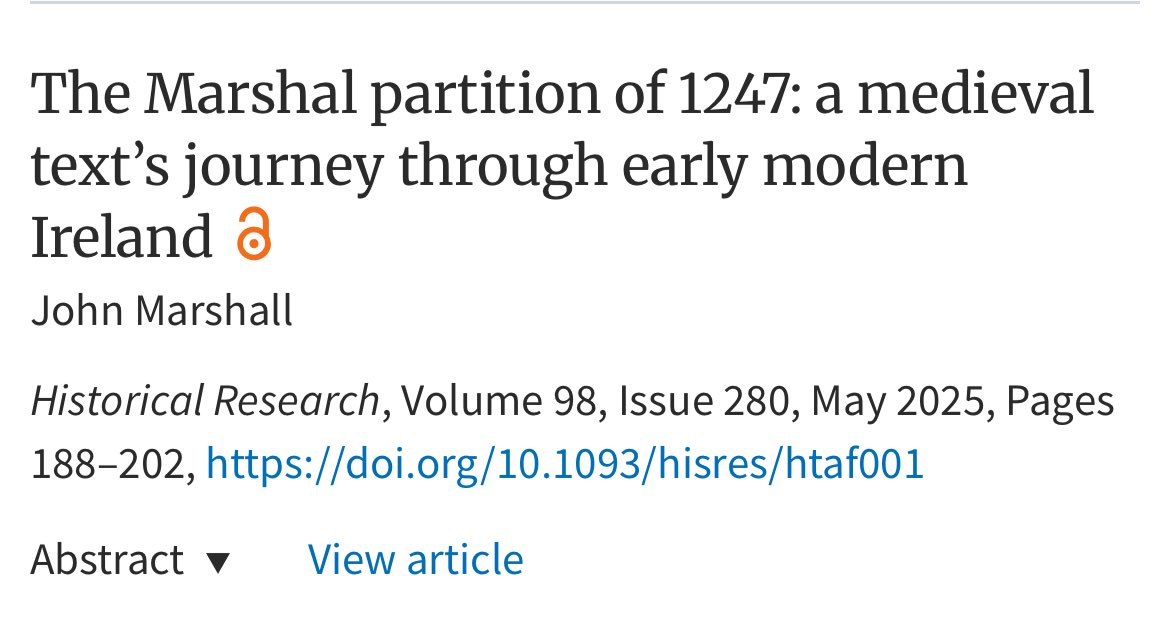 John Marshall (@jmarshallmed) on Twitter photo Very pleased for my latest article to now appear in print (and is still open access) <a href="/TCDHistHum/">TCD Histories</a>
track.smtpsendmail.com/9032119/c?p=fR… Very pleased for my latest article to now appear in print (and is still open access) <a href="/TCDHistHum/">TCD Histories</a>
track.smtpsendmail.com/9032119/c?p=fR…
