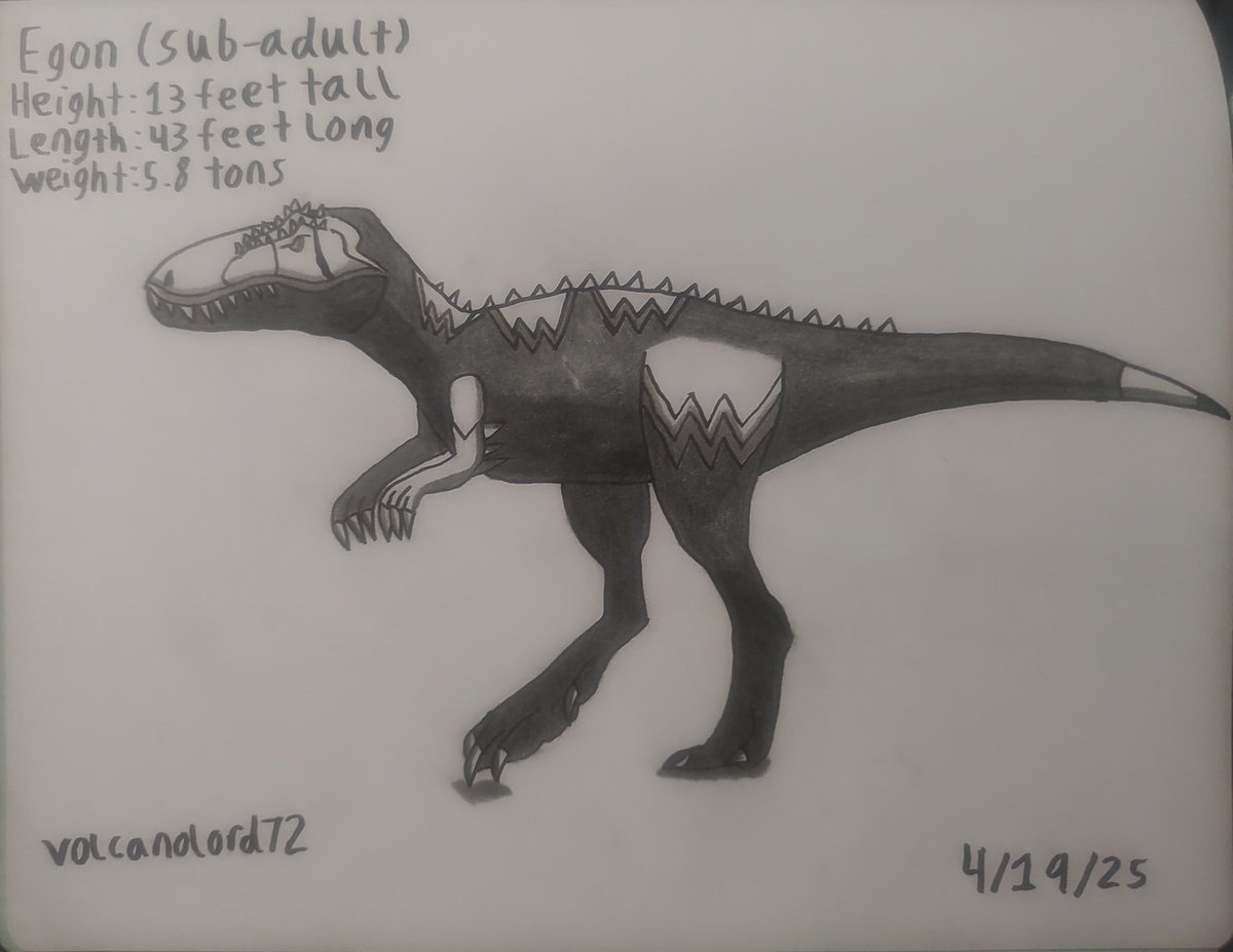 Firelord128590 (@taylork8585) on Twitter photo Another new drawing (marked with <a href="/volcanolord72/">Volcanolord (commission requests closed)</a>, completed April 2025) until my main account <a href="/volcanolord72/">Volcanolord (commission requests closed)</a> is unlocked. This is a character reference sheet drawing of a sub-adult Egon. Please support my art and RT my May 6 post (20 RTs) to help unlock my account! #XSupportFail Another new drawing (marked with <a href="/volcanolord72/">Volcanolord (commission requests closed)</a>, completed April 2025) until my main account <a href="/volcanolord72/">Volcanolord (commission requests closed)</a> is unlocked. This is a character reference sheet drawing of a sub-adult Egon. Please support my art and RT my May 6 post (20 RTs) to help unlock my account! #XSupportFail