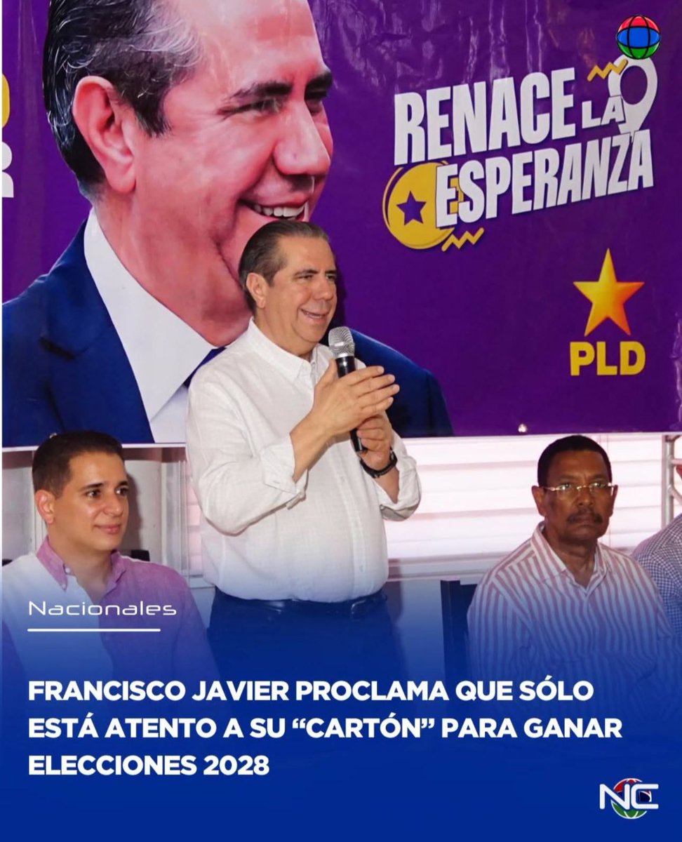 Francisco Javier proclama que sólo está atento a su “cartón” para ganar elecciones del 2028.
<a href="/FJavierGarciaF/">Francisco Javier G.</a>
#FJG28
 #FranciscoJavierPresidente 

instagram.com/p/DJhj8INPhB6/…