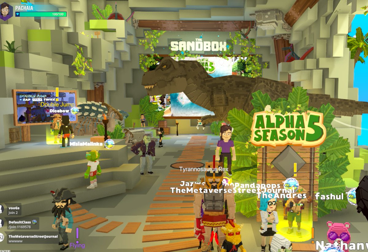 Hanging out with <a href="/Pandapops7/">Pandapops NFT Creator Queen</a> and the crew for the last day of <a href="/TheSandboxGame/">The Sandbox</a> #AlphaSeason5!