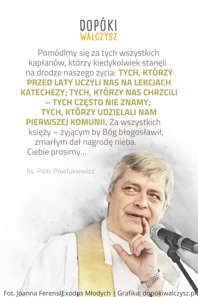 Wysłuchaj nas Panie.

Na zakończenie niedzieli Dobrego Pasterza...
Jeśli ktoś jeszcze nie słyszał kazania, to można go odsłuchać tutaj: youtu.be/BdIrUEO3DdM