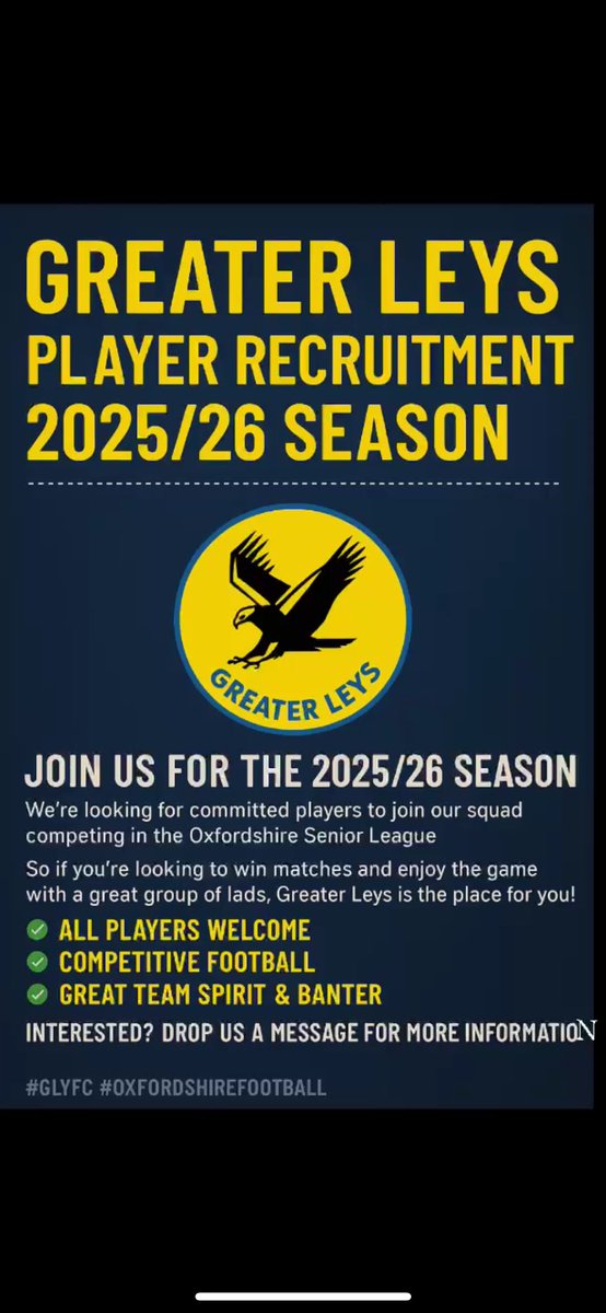 With the current season wrapping up we turn our attention to recruiting for the upcoming season. If you are interested we are looking for all positions drop us a message 👍🏻💛