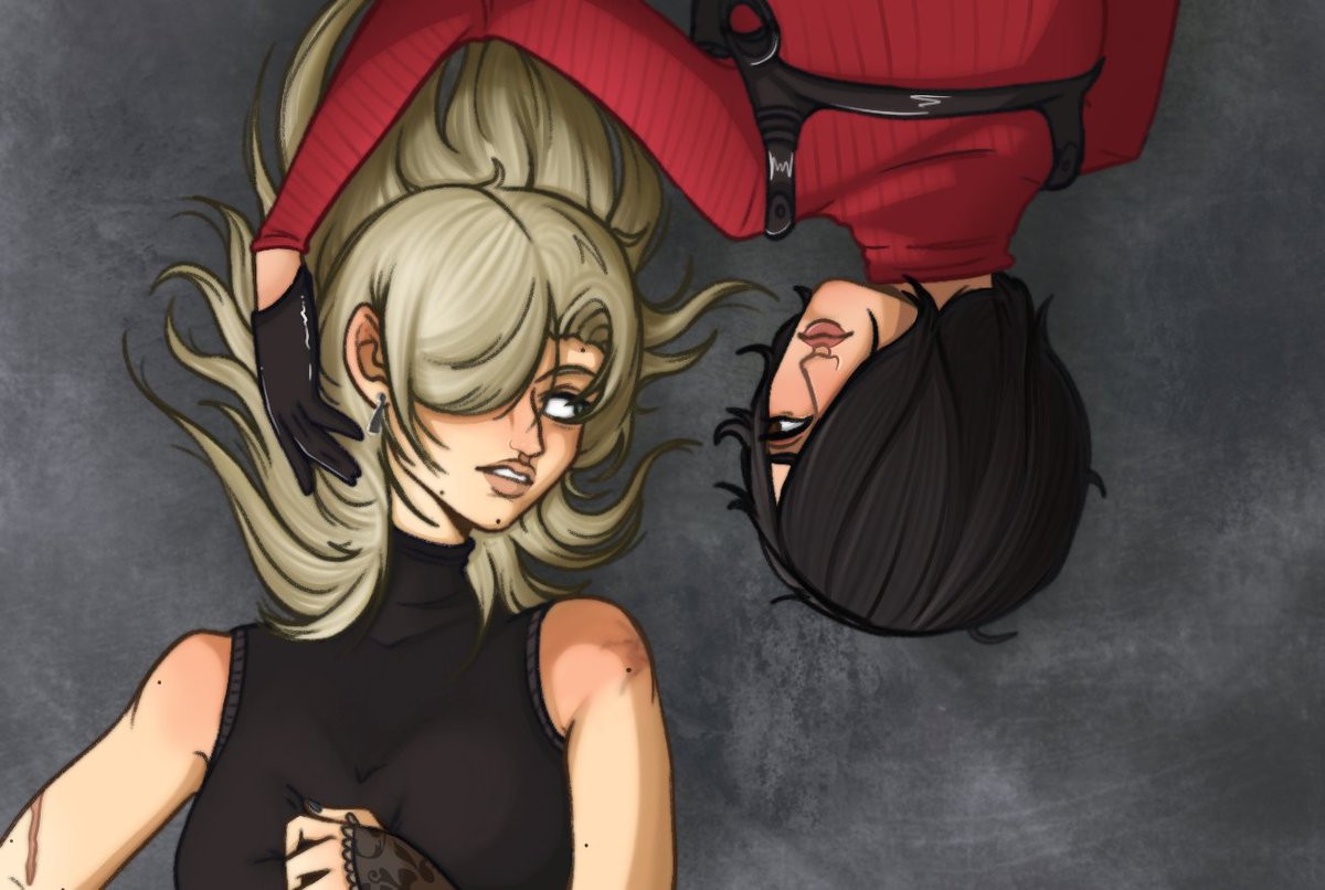 Lesbionage's tweet image. ♡ New Pinned Post! ♡
♡ OC x Canon, I self-ship with Ada Wong from RE. Lesbionage :)🦋✂️
♡ I'm okay with other Ada Yumes! Not a huge fan of Aeon, but that's cause Maddie is Leon's sister! No hate tho, you just won't see it here! I'm selfish RAAAH
♡ Lore-Comics in thread !!