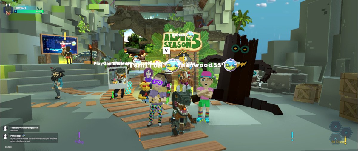 TomVoxel.eth (@tomvoxel) on Twitter photo Hanging out with <a href="/Pandapops7/">Pandapops NFT Creator Queen</a> and #SandFam in the amazing <a href="/TheSandboxGame/">The Sandbox</a> Alpha Season 5 closing party! 💙 Hanging out with <a href="/Pandapops7/">Pandapops NFT Creator Queen</a> and #SandFam in the amazing <a href="/TheSandboxGame/">The Sandbox</a> Alpha Season 5 closing party! 💙