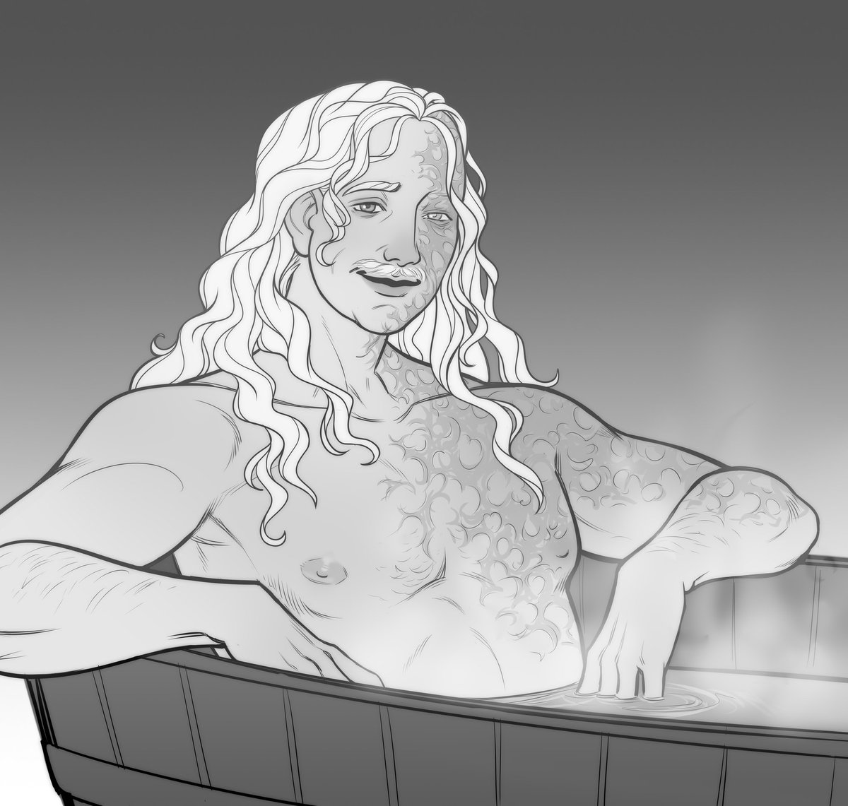 lopata_four's tweet image. Some topless sketches ✨
(Book) Roose, (book+show) Sandor, (book) Aegon ll, (show) Tywin
#ASOIAF #gameofthrones #fanart
