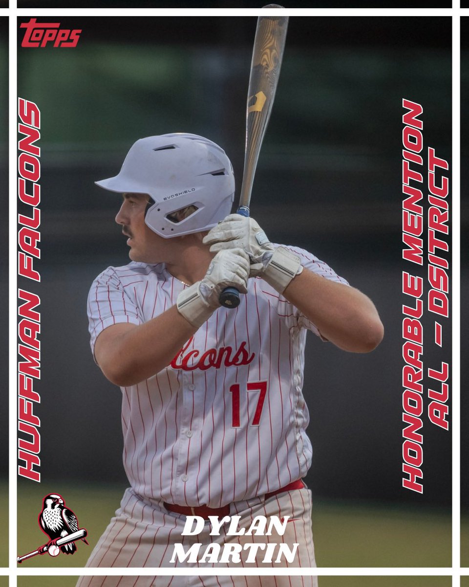Congratulations to Dylan Martin! 

Honorable Mention All-District!