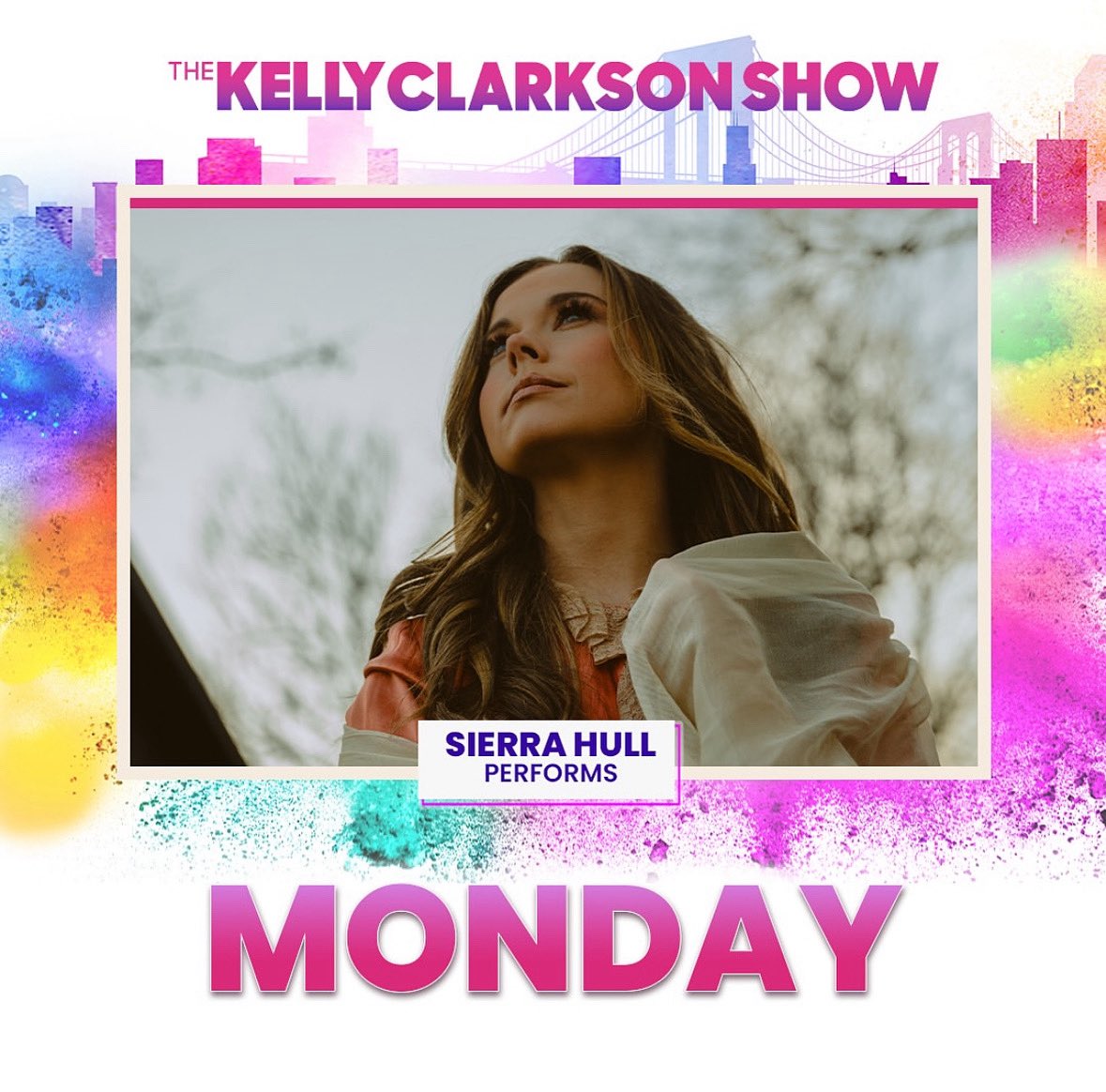 S I E R R A • H U L L ✨ (@sierrahull) on Twitter photo Howdy! I’ll be on <a href="/KellyClarksonTV/">The Kelly Clarkson Show</a> tomorrow! I’ve been a Kelly fan since middle school and was so honored to have been asked to do a remote performance from Nashville.
Check your <a href="/nbc/">NBC Entertainment</a> local listings and tune in. 📺
#atiptoehighwire Howdy! I’ll be on <a href="/KellyClarksonTV/">The Kelly Clarkson Show</a> tomorrow! I’ve been a Kelly fan since middle school and was so honored to have been asked to do a remote performance from Nashville.
Check your <a href="/nbc/">NBC Entertainment</a> local listings and tune in. 📺
#atiptoehighwire