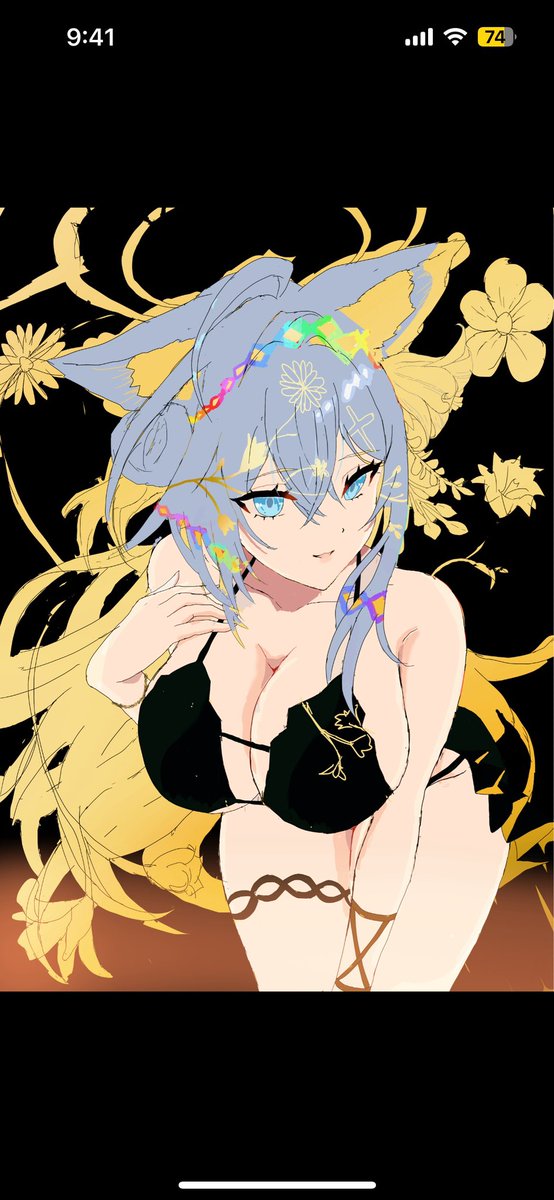 ブルーアーカイブのシロコテラーちゃん描きました‼️版画風に描き上げました‼️
#イラスト　#版画　#二次創作　#ブルーアーカイブ　#クロコ　#シロコテラー　
#絵描きさんと繋がりたい　#春の創作クラスタフォロー祭り　#シロコ