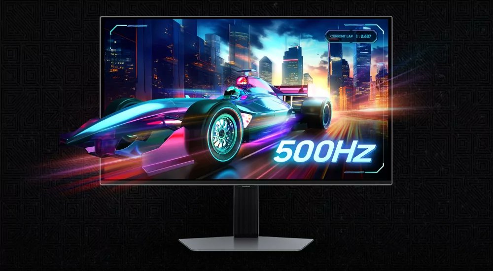 techrbc's tweet image. Samsung pleases gamers: the first gaming OLED monitor with a frequency of 500 Hz is presented.
shorturl.at/XL6Zy
#Samsung #SamsungPay #gamergirl #GAMERSHIT #gamers #gamersuppspartner #Gamersupps #gamerules #GamingNews #GamingLife #Gamingplus #MonitorUpdates #MonitorToon