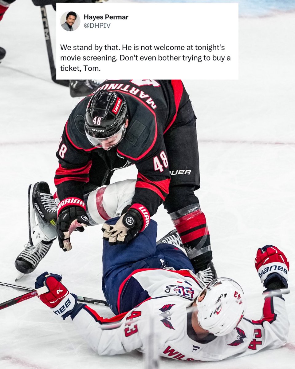 B/R Open Ice (@br_openice) on Twitter photo The Rialto Theater in Raleigh has a message for Tom Wilson on the Marquee 😅🎟️
(via: <a href="/DHPIV/">Hayes Permar</a> & <a href="/barrysvrluga/">Barry Svrluga</a>) The Rialto Theater in Raleigh has a message for Tom Wilson on the Marquee 😅🎟️
(via: <a href="/DHPIV/">Hayes Permar</a> & <a href="/barrysvrluga/">Barry Svrluga</a>)