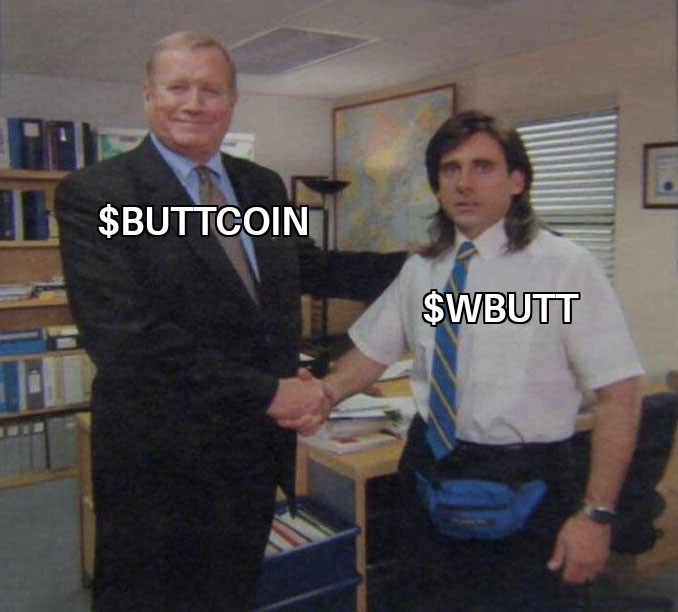 Wrapped Buttcoin tweet media