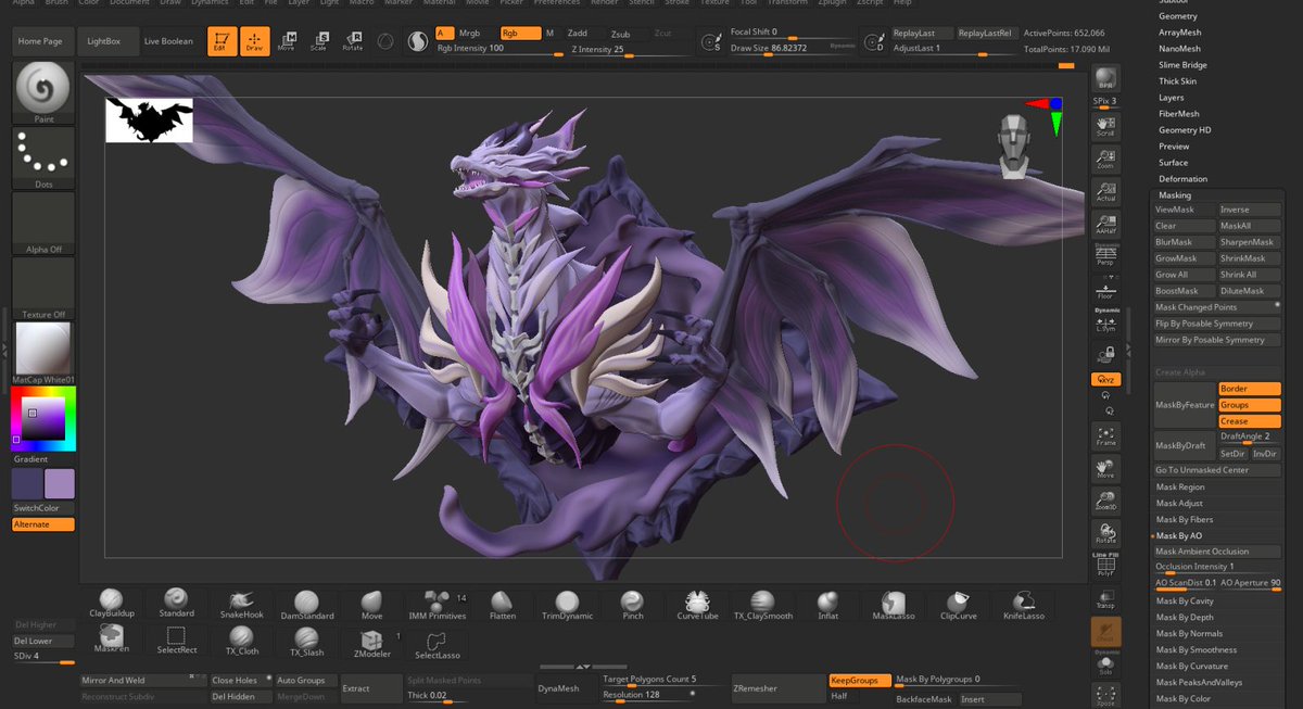 Enk3ns's tweet photo. #Castorice finished modeling and painting the Castorice's dragon. Now I will start cutting it for printing. Would you like to have such a decoration? https://t.co/DgEPO5mIPJ