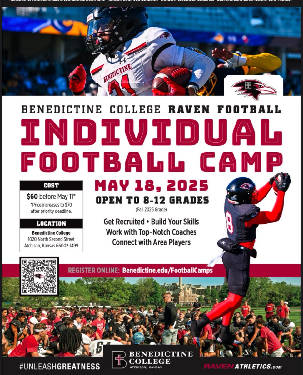 Daccota Stamback (@d_stamback2027) on Twitter photo Blessed <a href="/JoelOsborn_BC/">Joel Osborn</a> to receive a camp invite to <a href="/BenUFootball/">Benedictine Football</a> Looking forward to showing up and competing!
<a href="/QBHitList/">QBHitList.com</a> <a href="/MarketAthletes/">Market Athletes</a> <a href="/JPRockMO/">JP Rock</a> <a href="/WOWKCfootball/">WOWKC</a> <a href="/PlayBookAthlete/">PLAYBOOK ATHLETE</a> <a href="/scan1ansports/">ꜱᴄᴀɴʟᴀɴ ꜱᴘᴏʀᴛꜱ™️</a> <a href="/AlthausEJC/">Bill Althaus</a> <a href="/Football_Motiv/">Football✭Motivation ™️ 🏈Ⓜ️</a> <a href="/dreamallamerica/">Dream All-American</a> <a href="/quarterbackmag/">Quarterback Magazine</a> <a href="/6starfootballMO/">Six Star Football | MISSOURI</a> Blessed <a href="/JoelOsborn_BC/">Joel Osborn</a> to receive a camp invite to <a href="/BenUFootball/">Benedictine Football</a> Looking forward to showing up and competing!
<a href="/QBHitList/">QBHitList.com</a> <a href="/MarketAthletes/">Market Athletes</a> <a href="/JPRockMO/">JP Rock</a> <a href="/WOWKCfootball/">WOWKC</a> <a href="/PlayBookAthlete/">PLAYBOOK ATHLETE</a> <a href="/scan1ansports/">ꜱᴄᴀɴʟᴀɴ ꜱᴘᴏʀᴛꜱ™️</a> <a href="/AlthausEJC/">Bill Althaus</a> <a href="/Football_Motiv/">Football✭Motivation ™️ 🏈Ⓜ️</a> <a href="/dreamallamerica/">Dream All-American</a> <a href="/quarterbackmag/">Quarterback Magazine</a> <a href="/6starfootballMO/">Six Star Football | MISSOURI</a>