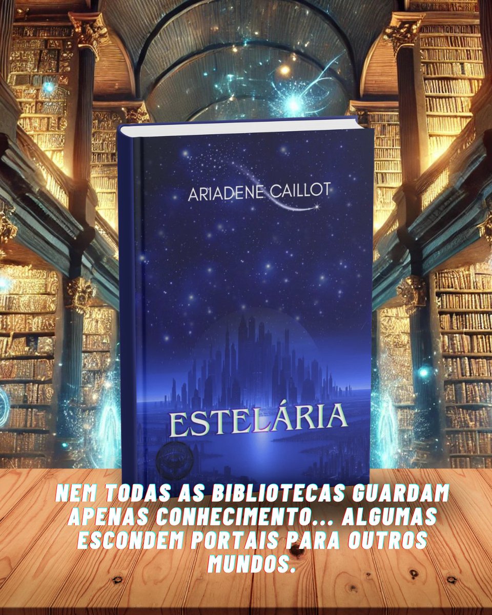 Laylachan17's tweet photo. Nem todas as bibliotecas guardam apenas conhecimento... Algumas escondem portais para outros mundos." 📚✨

📌 Se você estivesse diante desse portal, teria coragem de atravessar? Leia e descubra Estelária!

#Estelária #FantasiaUrbana #CidadeSecreta #MagiaModerna #LerÉViajar https://t.co/I3yaqGS1gJ