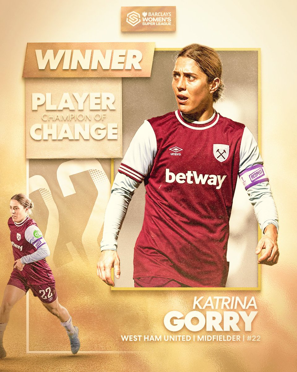 Katrina Gorry.

OUR CHAMPION OF CHANGE. 💫