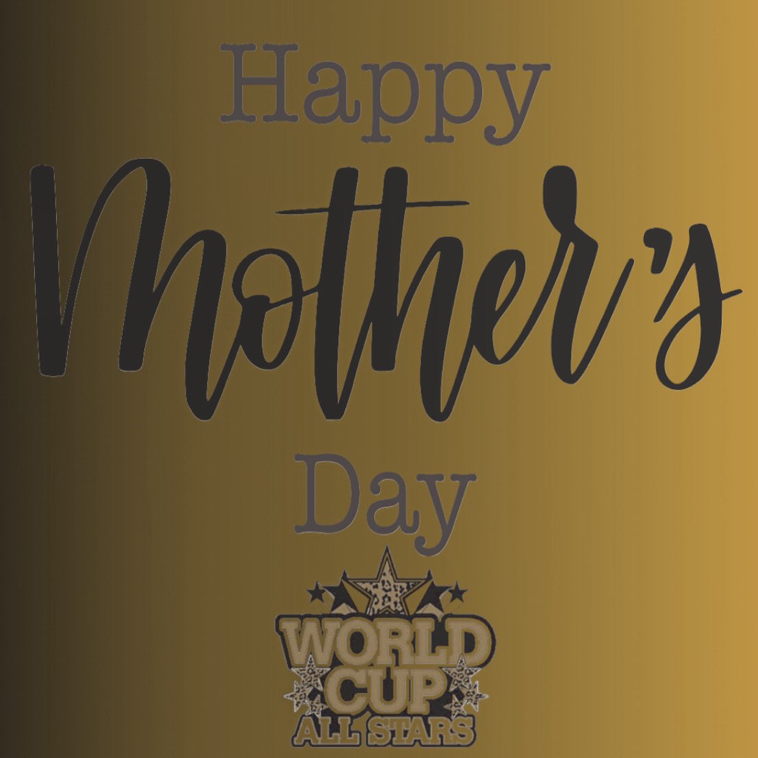 Happy Mother’s Day to all our World Cup Moms!! 🖤💛 #WC #MothersDay