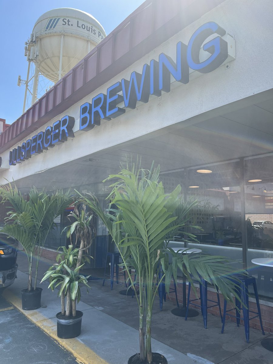 The patio is thriving.