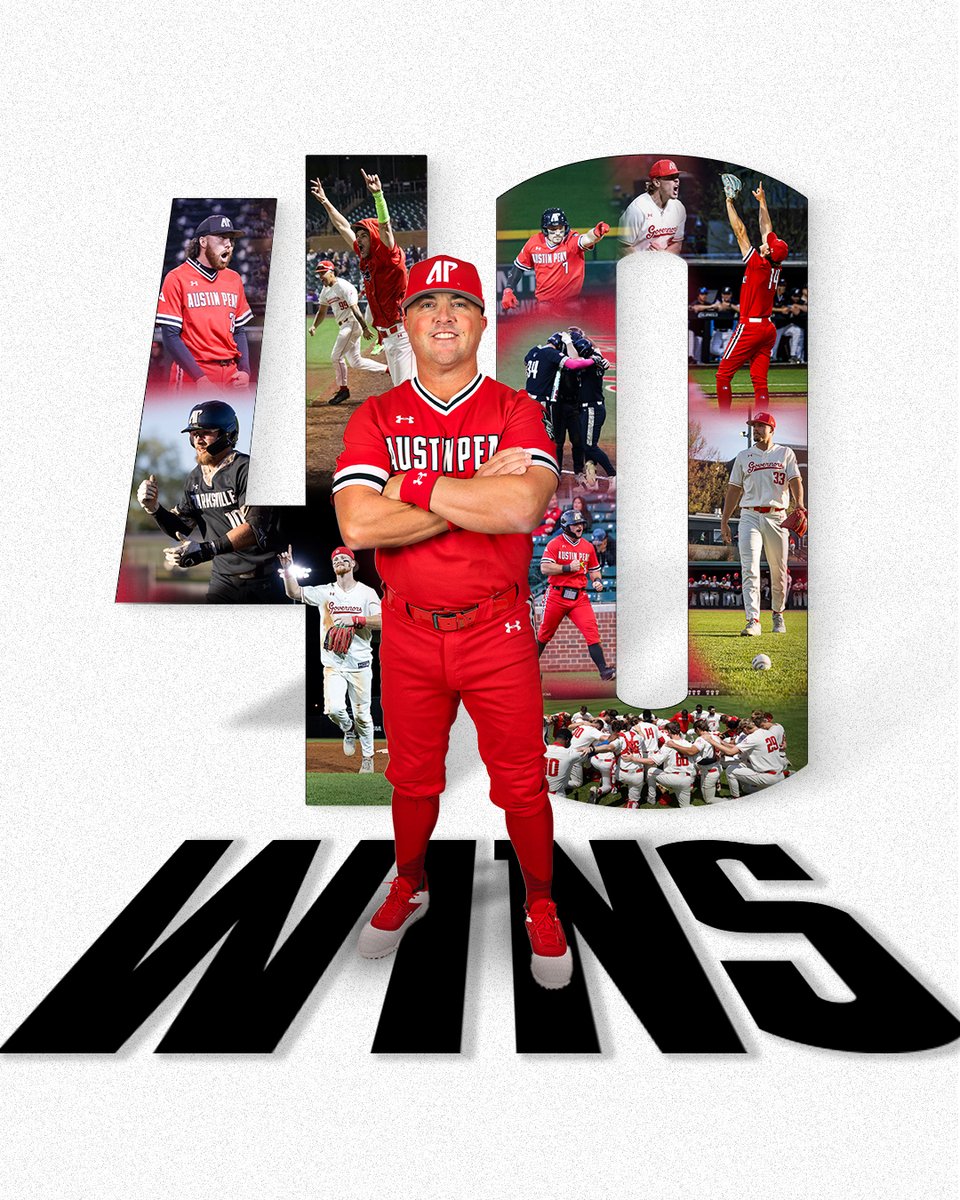 They were the fastest team in program history to reach 30. Now, they are the fastest to reach 𝟒𝟎 𝐖𝐈𝐍𝐒 𝐈𝐍 𝐀 𝐒𝐈𝐍𝐆𝐋𝐄 𝐒𝐄𝐀𝐒𝐎𝐍‼️

🅱️🅰️🆖❗️ | #LetsGoPeay