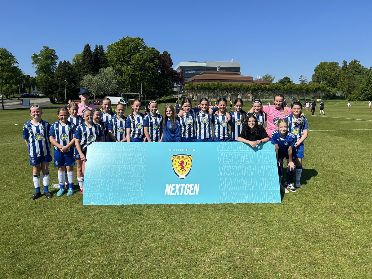 A brilliant weekend for the girls!

Big thanks to the SFA for a top NextGen Festival, U13s, U15s &amp; U17s all involved. U13s played 1v1s &amp; 9v9s, U15s took on 1v1s &amp; 11v11

U15s also paraded their NextGen trophy at Rugby Park during the Men’s 3-2 win v Dundee

Thanks to all involved