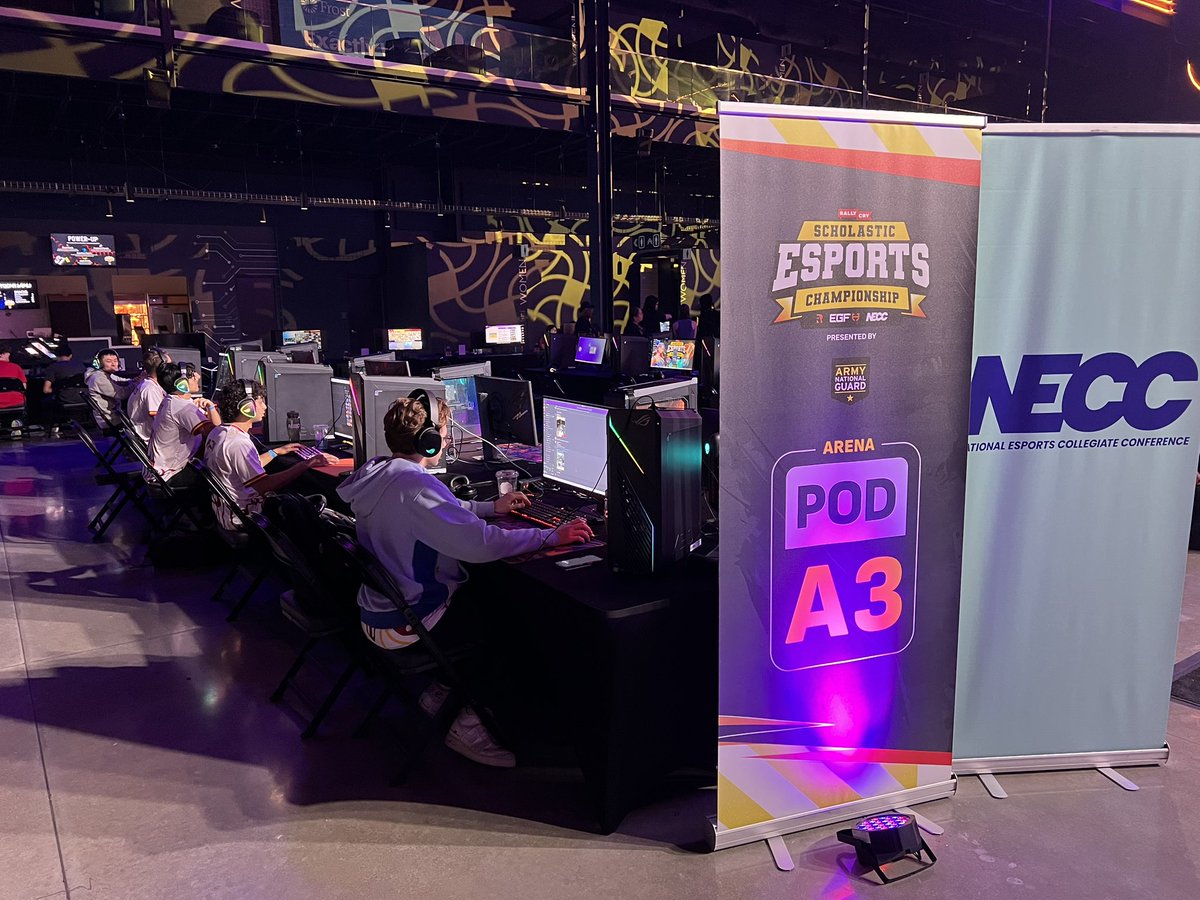 Our Varsity Team is LIVE RIGHT NOW in the Grand Finals against Rider University in San Antonio!

Come support our team as they bring home the NECC Project 1 National Tournament Trophy 🏆!!!

twitch.tv/champion701
