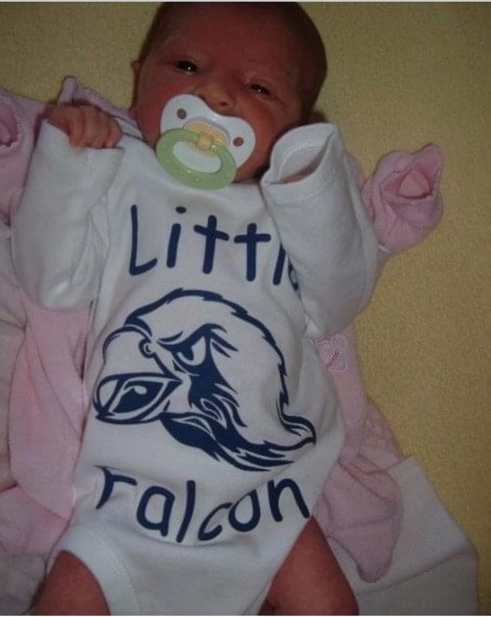 This is the last Sunday before Cadence graduates from Olathe South. Olathe South has been in her blood since she was born. This is Cadence in her first Olathe South Outfit she wore to her first Olathe South Football  game when she was only 1 week old.