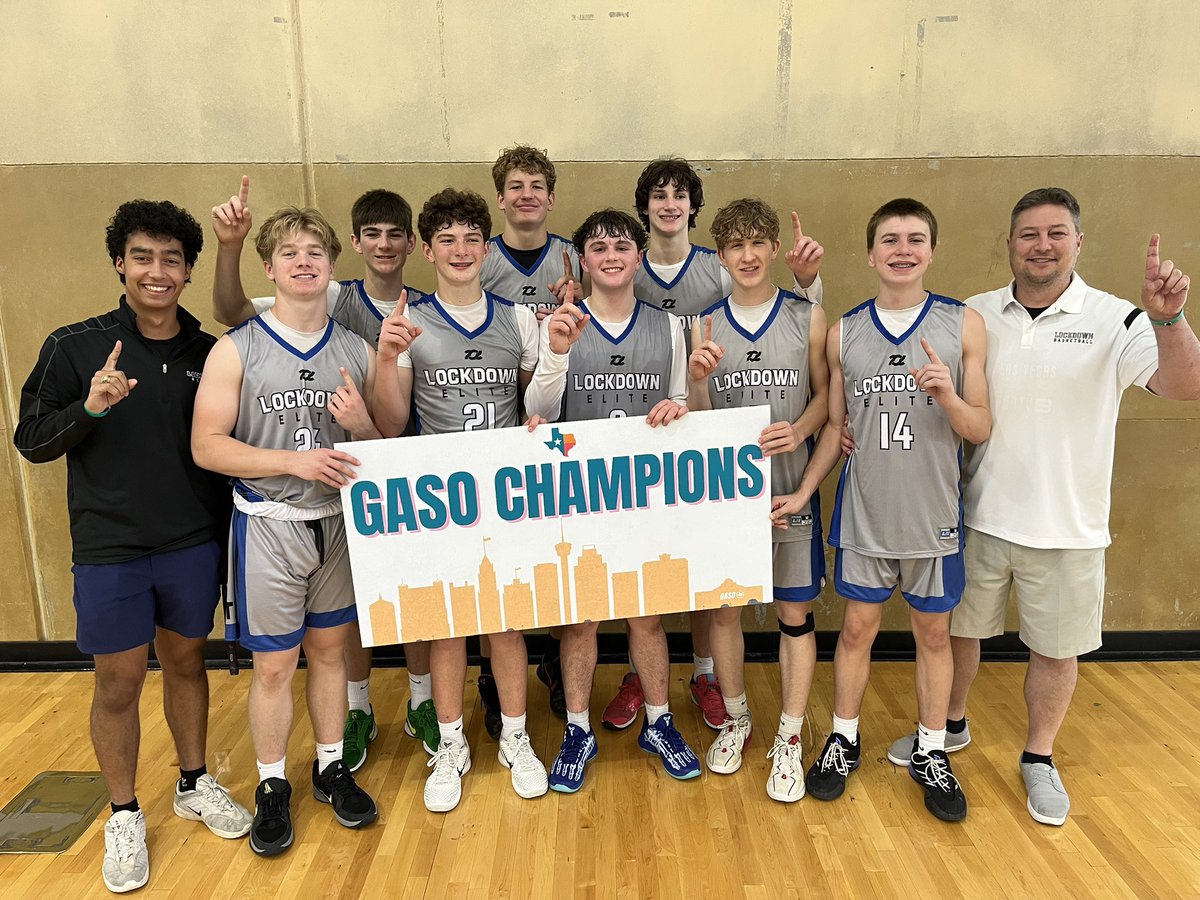 TexasHoops/GASO π (@texashoopsgaso) on Twitter photo #GASO SATX Shoot-Out
π NIT Champions π
<a href="/LockdownBBall/">Lockdown Basketball</a> 15U
ββββββββββββββββββ
#GASO | Everyoneβs Big Stage #GASO SATX Shoot-Out
π NIT Champions π
<a href="/LockdownBBall/">Lockdown Basketball</a> 15U
ββββββββββββββββββ
#GASO | Everyoneβs Big Stage