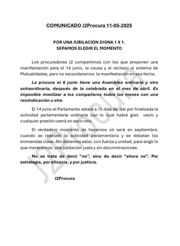 Nosotros no vamos por no ser el momento oportuno!!!!