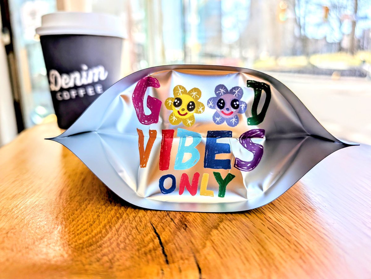 Denim Coffee (@denimcoffee) on Twitter photo *MOTHER'S DAY SPECIAL* 30% OFF GOOD VIBES ONLY Artist Collab Series coffee by Humberto Cruz <a href="/iscreamcolour/">ISCREAMCOLOUR</a>! Use code GOODVIBES30 at checkout. Limited to 100 total 12oz bags of our medium roast CONGO! We will also randomly distribute hand painted, signed artwork by Humberto every *MOTHER'S DAY SPECIAL* 30% OFF GOOD VIBES ONLY Artist Collab Series coffee by Humberto Cruz <a href="/iscreamcolour/">ISCREAMCOLOUR</a>! Use code GOODVIBES30 at checkout. Limited to 100 total 12oz bags of our medium roast CONGO! We will also randomly distribute hand painted, signed artwork by Humberto every