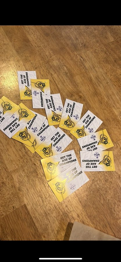 Pro am Axe of Champions Code giveaway 

To enter, follow these steps   

Repost 📷   

Like and follow 📷 

Comment for extra entry! 🍀🍀