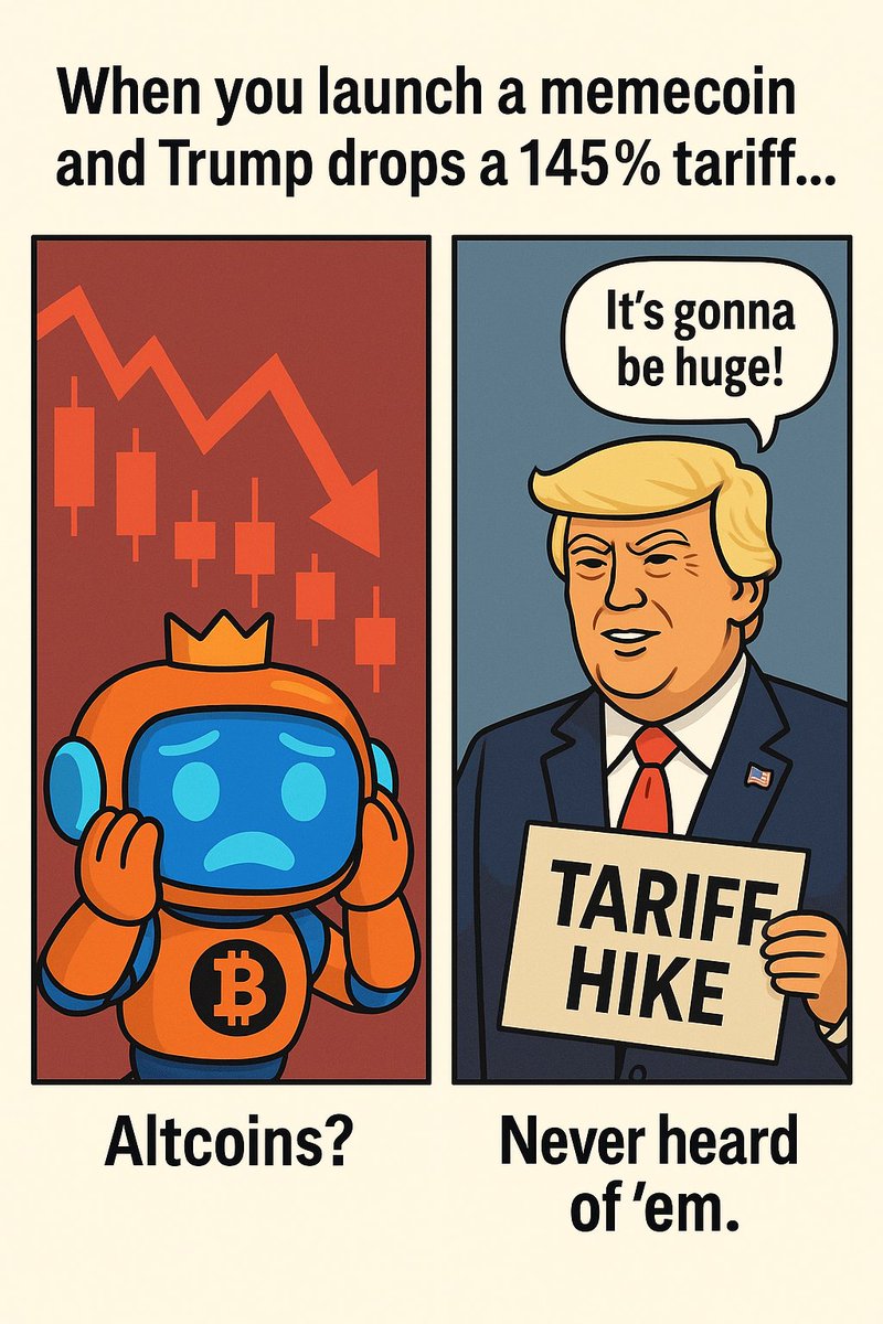 Bliffy came to teach Solana about Bitcoin.

Trump’s tariffs taught him about macro.

$BLIFFY got nuked harder than the 2025 altcoin market.

But like any good meme, he’s back. 🟧⚫️