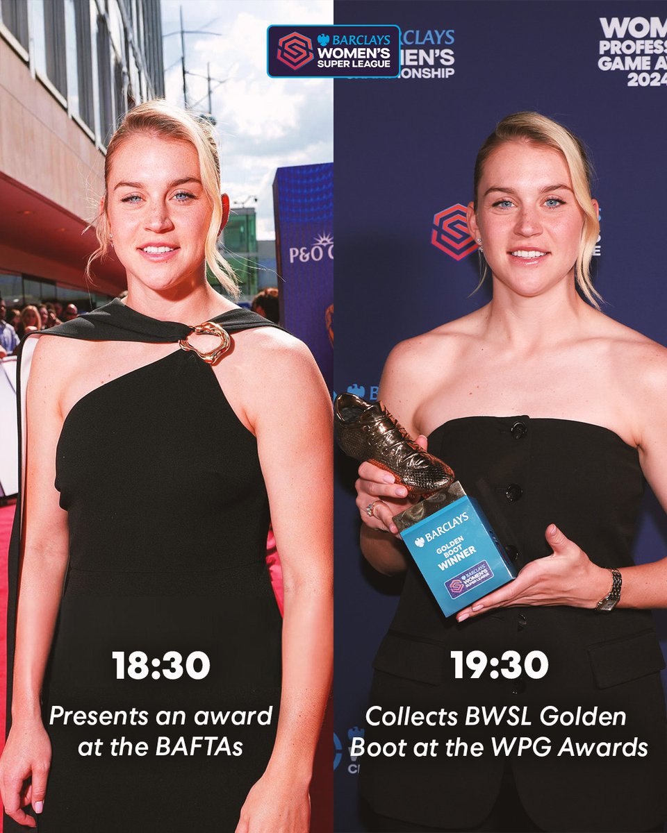 Alessia Russo loves an award show 🏅

#BarclaysWSL #WPGAwards
