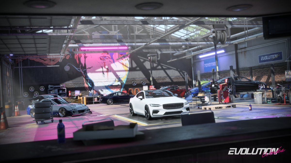 EvolutionWorks's tweet image. Heat Evolution 1.2 is releasing on May 23rd!
#NeedforSpeed #EvolutionWorks

Here&apos;s the changelog (thread):

- Playing the story will no longer require the Story Compatibility Addon
- A brand new day garage (pictured below!)
- Rebalanced cop and racer AI