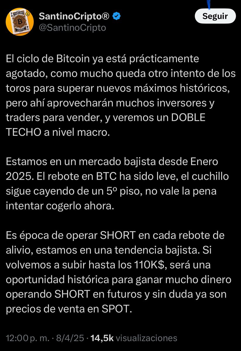 MartinBelgio's tweet photo. @SantinoCripto Es decir, que te equivocaste en todos tus análisis y ahora estás corrigiendo. Estaría bueno que admitas la cantidad de errores que tenes. https://t.co/kde97gpo0x