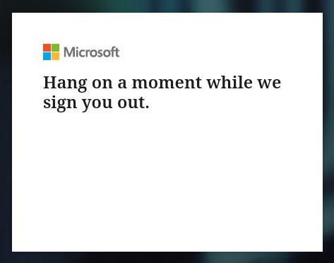 i love trying to sign into outlook and go through the whole 2FA charade only for it to pull this