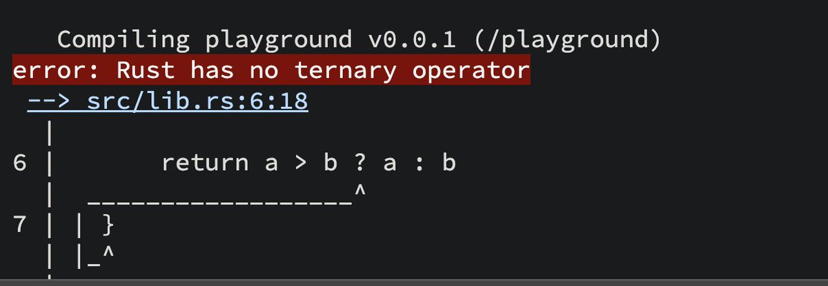 salim4n_dev's tweet image. Ouppss ! Sorry my dear Rust Compiler !
Javascript habit...