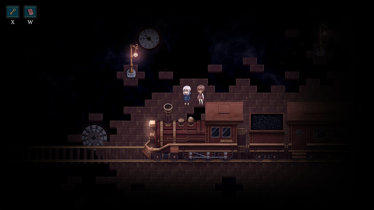 The Midnight Express – A mysterious train that transports Luna and Neil to a different dimension, forcing them to escape within a time limit or remain trapped forever 🚂🌕

#MidnightTrainNewMoon #gamedev #rpgmaker