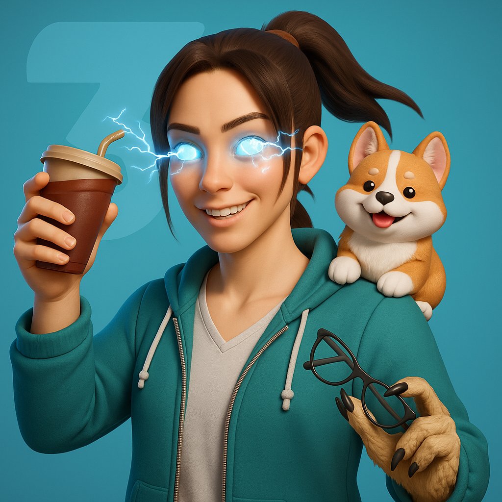 3D-fied Z by ChatGPT ⚡🐶

#NewProfilePic