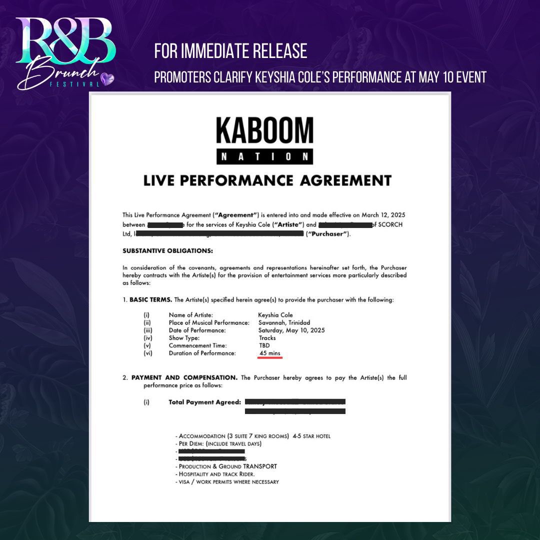 SCORCH Radio (@scorchradio1011) on Twitter photo FOR IMMEDIATE RELEASE
PROMOTERS Clarify Keyshia Coleโs Performance at May 10 Event
Port of Spain, Trinidad โ May 11, 2025:
<a href="/aircommittee3/">AIR Committee</a> FOR IMMEDIATE RELEASE
PROMOTERS Clarify Keyshia Coleโs Performance at May 10 Event
Port of Spain, Trinidad โ May 11, 2025:
<a href="/aircommittee3/">AIR Committee</a>