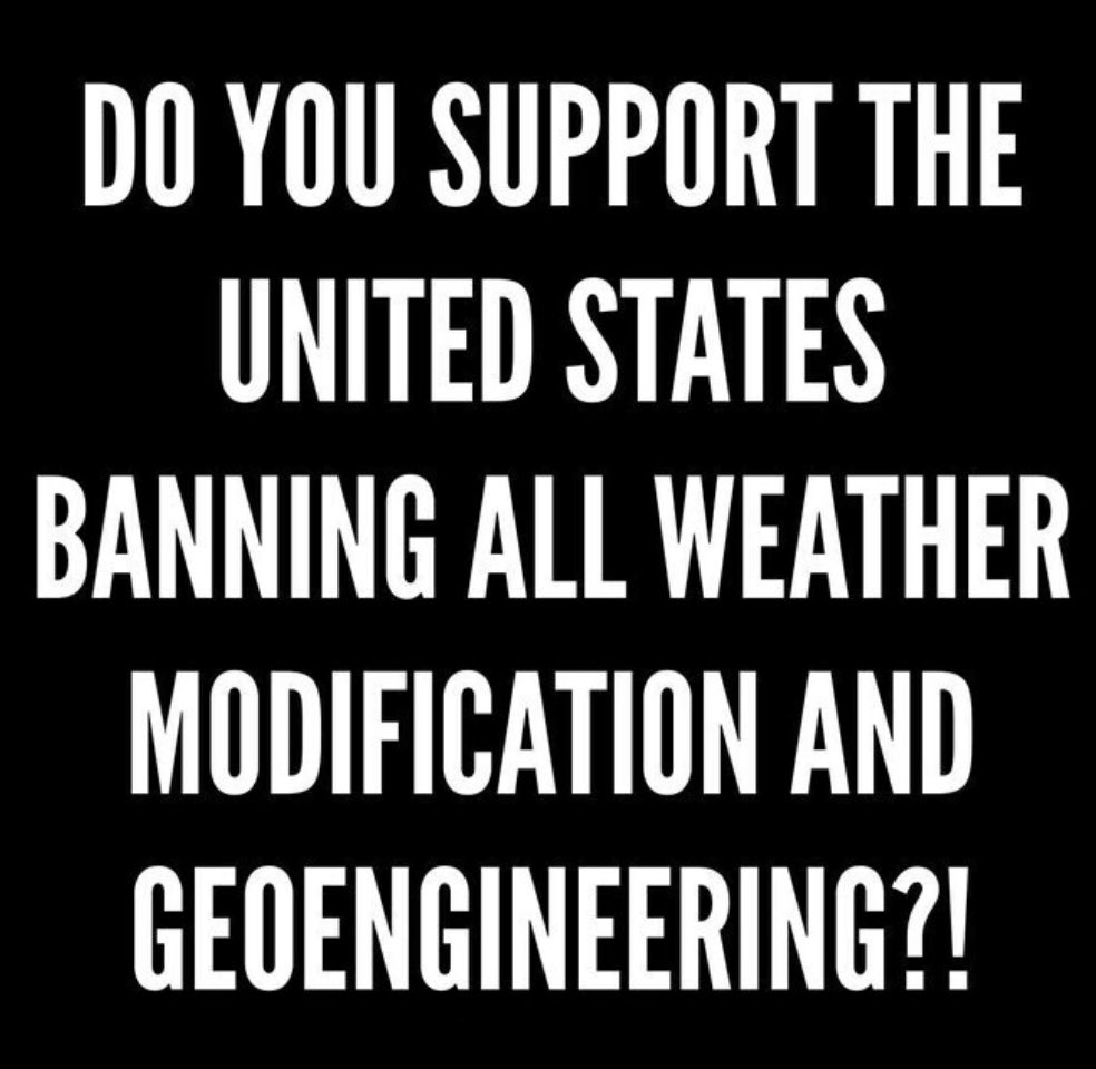 Pixie1z's tweet image. Should weather modification and geoengineering be banned or not?
