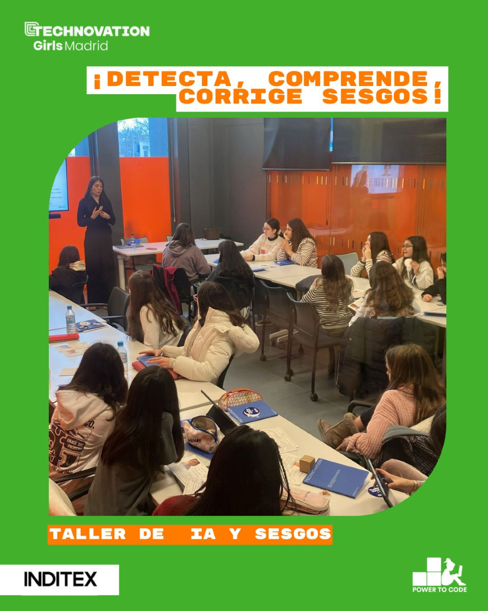TechnovationMad's tweet image. 🧠✨ ¡Reflexionamos sobre la IA con @Inditex ! En @empowertocode nuestras chicas aprendieron sobre sesgos en IA, cómo se generan y cómo construir tecnología más justa. Gracias, Inditex, por impulsar una IA ética e inclusiva. 🙌
#IAResponsable #PowerToCode #STEAM
