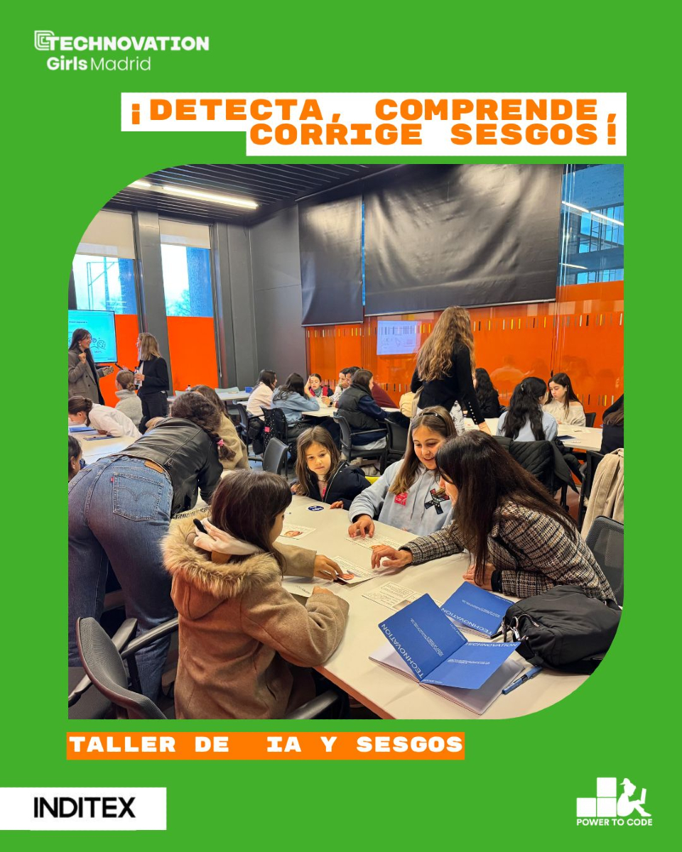 TechnovationMad's tweet image. 🧠✨ ¡Reflexionamos sobre la IA con @Inditex ! En @empowertocode nuestras chicas aprendieron sobre sesgos en IA, cómo se generan y cómo construir tecnología más justa. Gracias, Inditex, por impulsar una IA ética e inclusiva. 🙌
#IAResponsable #PowerToCode #STEAM