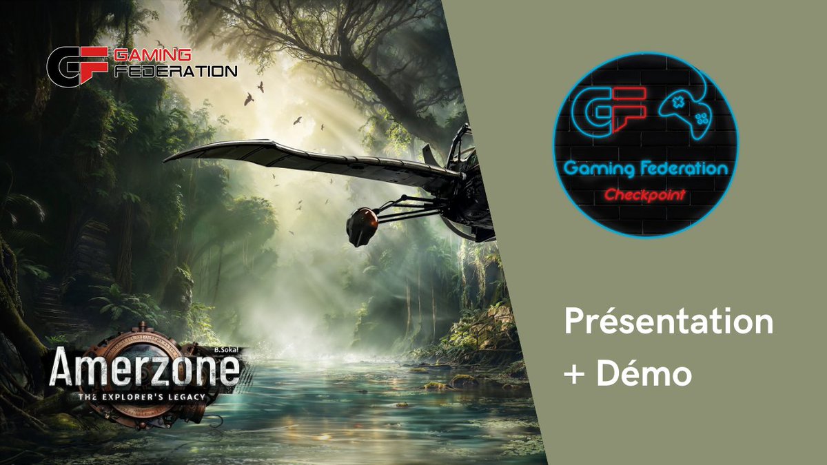 L'épisode de #Checkpoint consacré à #Amerzone est disponible en replay: youtube.com/watch?v=bWSWX8…
🧠Exploration et résolution d'énigmes au programme !
Venez poser les questions sur les jeux de vos enfants lors de la prochaine émission, le 28.05 sur Twitch et YouTube. <a href="/niels_weber/">Niels Weber</a>