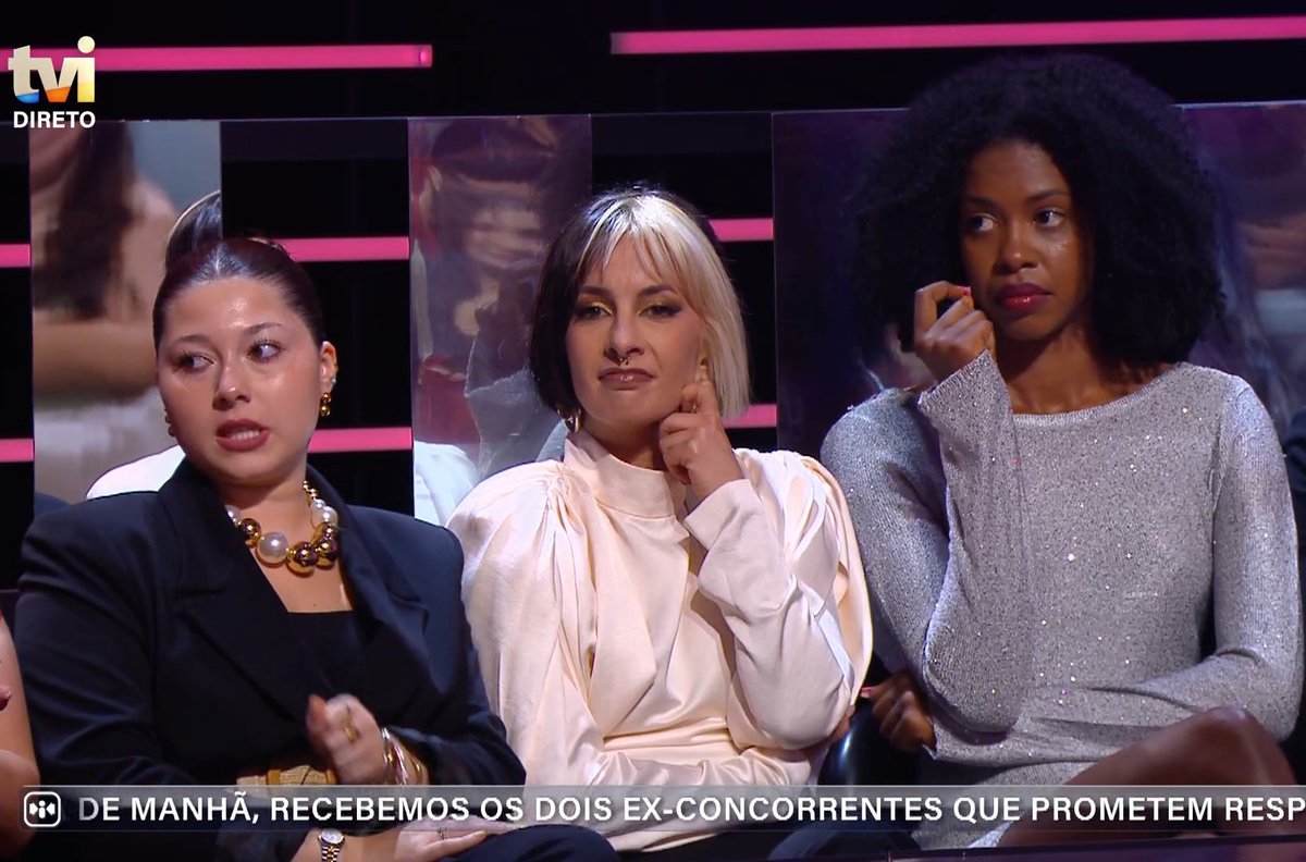 Eu fazia uma petição para ter uma câmara fixa nestas 3 durante a gala toda #bbtvi