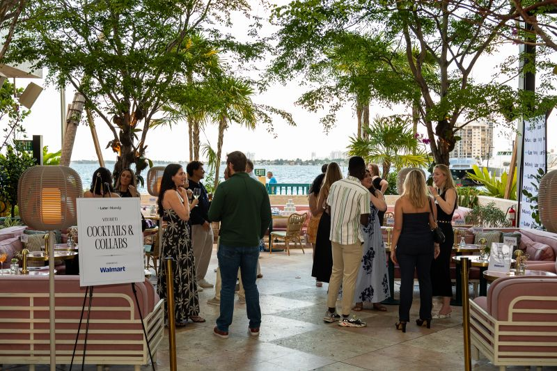 ✨ What a night! ✨ 

We brought the heat to Miami with Cocktails &amp; Collabs, hosted in partnership with Later and sponsored by Walmart at the stunning Casadonna restaurant. 🌴 🍸 

The room? Full of powerhouse creators and bold brands.