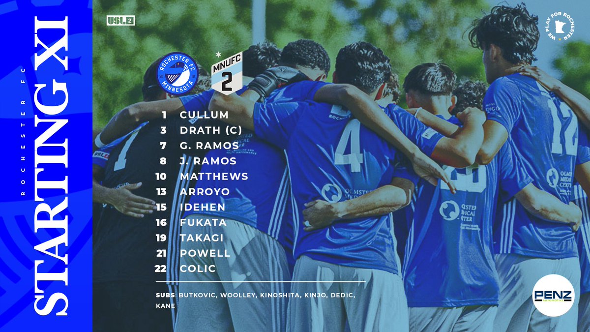Our starting XI against <a href="/mnufc2/">x - MNUFC2</a>